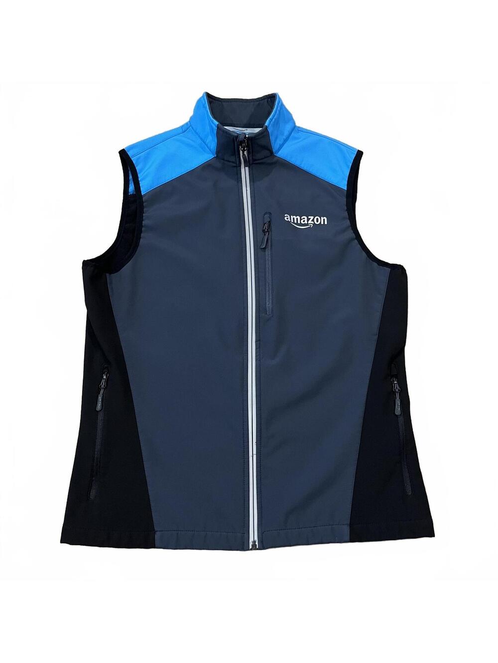 Amazon Delivery Mens Soft Shell Reflective Vest Jacket Size Medium